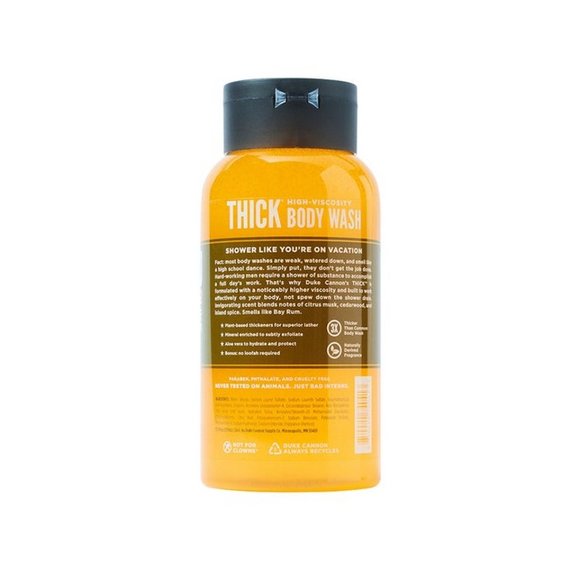 DUKE CANNON - BAY RUM - THICK HIGH VISCOSITY BODY WASH - Picture 2 of 3